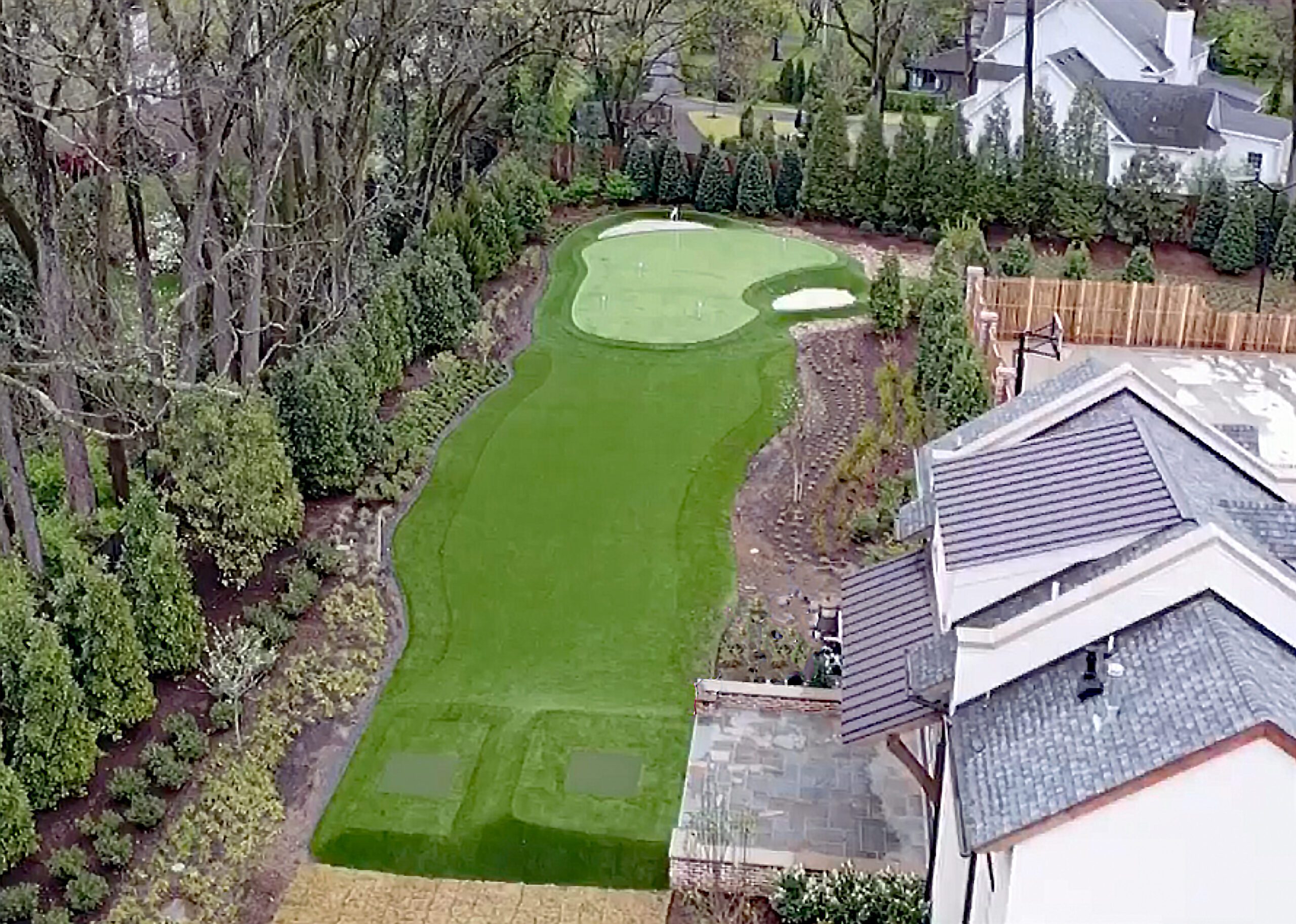 Backyard Putting Green Installation